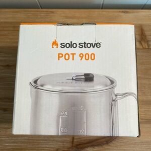 Solo Stove Pot 900 Ultralight Stainless Steel Backpacking Cookware NIB Camping
